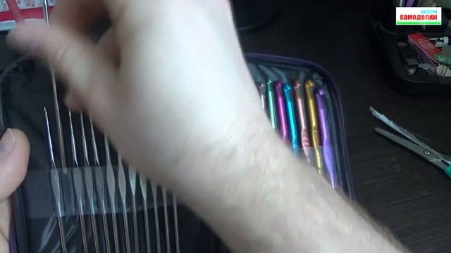 Набор крючков для вязания (22 крючка) смотреть онлайн