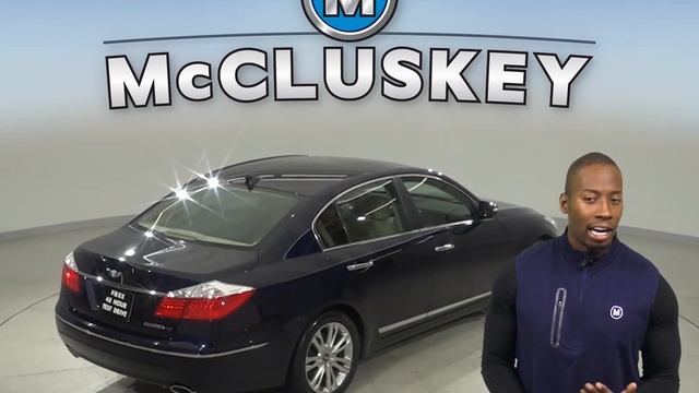 A16650YP Used 2009 Hyundai Genesis 4.6 RWD 4D Sedan Blue Test Drive, Review, For Sale - смотреть онлайн