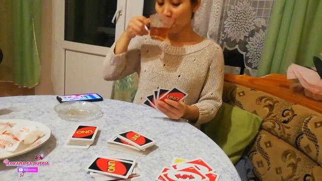 Georgina playing Uno with Rii смотреть онлайн