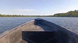 Видео от покупателя очередной лодки под мотором 9,8