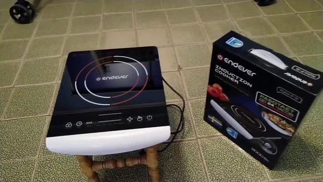 Распаковка — Электрическая настольная плита Endever Skyline IP-35 смотреть онлайн