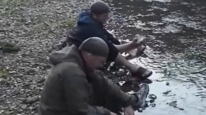 2005 год. Река Баш-Хем. Рыбалка.