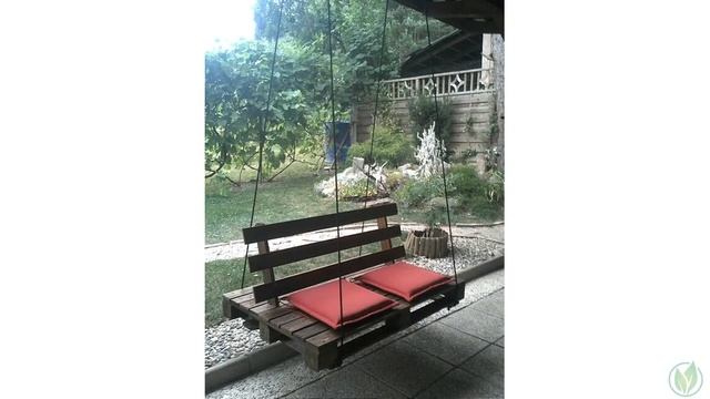 Качели из паллет