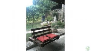 Качели из паллет