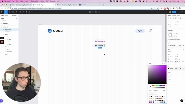 Let's Design a SaaS Website UI in Figma смотреть онлайн