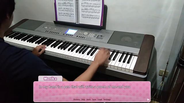Doki Doki Literature Club! - Your Reality Piano Cover смотреть онлайн