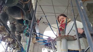Олеся Ростовская колокольный звон на крестный ход , XII фестиваль Даниловские колокола"  26.09.2021