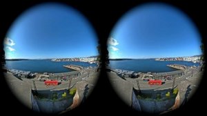 Ocean view from Akershus Fortress VR180