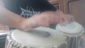 Вариация на индийских табла (семёрки) в динамике
