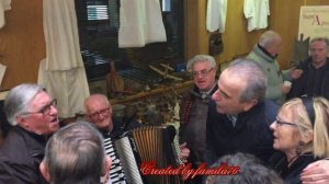 Emiliano Mondonico e la moglie Carla cantano alla fiera di "Santa Apollonia" 2016 a Rivolta d'Adda