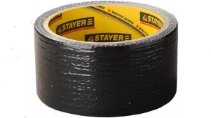 Армированная лента PROFESSIONAL влагостойкая, 48мм х 10м, черная (Stayer) обзор 12086-50-10