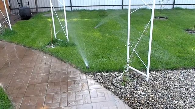 Автополив газона Ульяновск Проектирование монтаж обслуживание  #полив газона #автополив