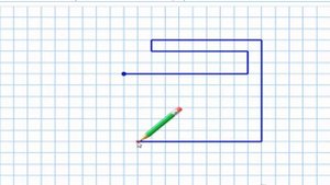 Графический диктант "Утюг"