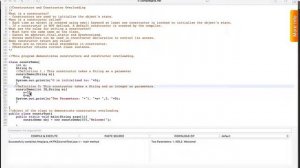 2. Sample JAVA program  - Constructor & Constructor Overloading