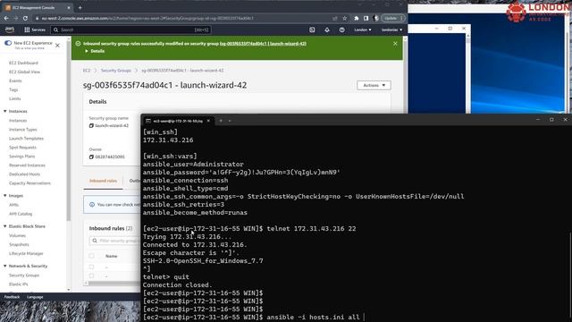Ansible: Achieve Passwordless SSH Connectivity: Linux to Windows Administrator Account Tutorial смотреть онлайн
