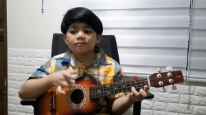 Let it be. Ukulele cover. Version 2.0 10-year old kid.