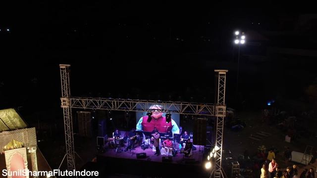 Chand si mehbooba | flute instrumental Live | Grand Wedding marriage  event | Sunil Sharma Indore