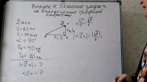 Выпуск 11. Решение задач на определение средней скорости.