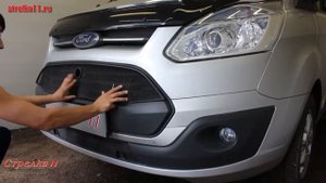 Защита радиатора FORD TORNEO CUSTOM I 2012-2017г.в. (Черный) - strelka11.ru