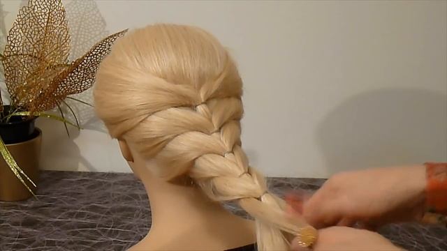 Причёски для средних/длинных волос.Лёгкая причёска на каждый день в школу/на работу за 5 минут