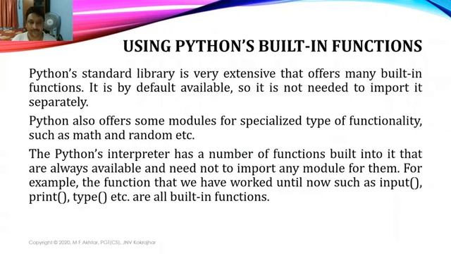 Python Libraries | Functions | Chapter 03 (Additions) | Unit 01 | Class XII | Computer Science | 08