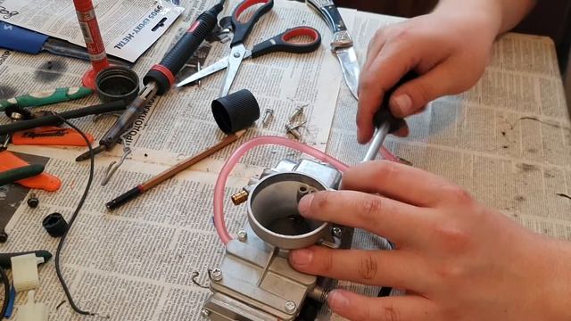 Обзор карбюратора Mikuni TM 28 (плоскодроссель) смотреть онлайн