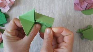 Origami  frog лягушка kurbağa прыгающая/Как сделать прыгающую лягушку из бумаги/kağıttan kurbağa