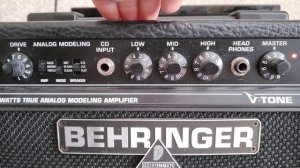 Пример звука Behringer V-TONE GM108