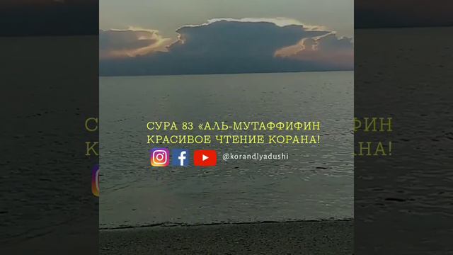 Очень душевное чтение суры «Обвешивающие» | фахад азиз ниязи