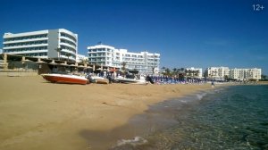 Кипр - Лучший пляж в Протарас, Sunrise Beach, Отдых на Средиземном море. Первое впечатление и отзыв