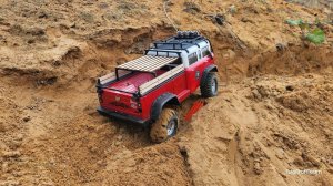 Cross-rc jt4 на сложном маршруте.