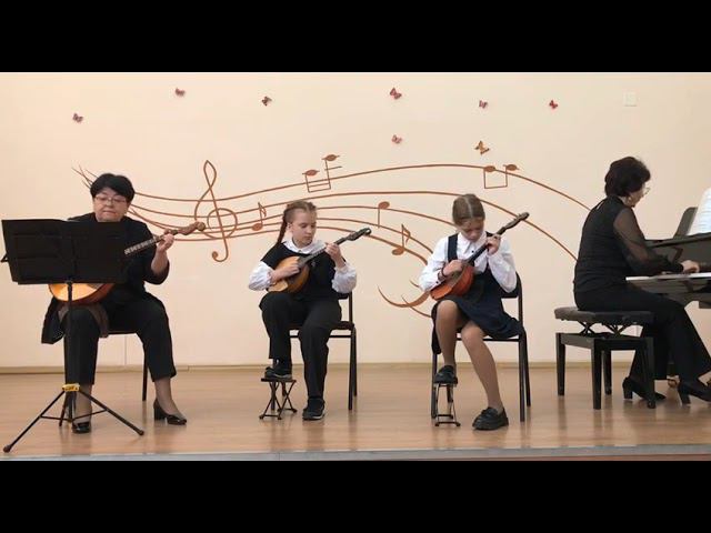 "Черный кот" муз. Ю.Саульского, переложение А.Байдакова, ДМШ Барабинского района смотреть онлайн