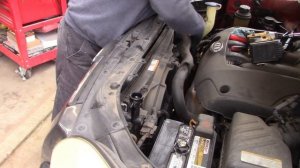 2007 Kia Sportage radiator replacement.