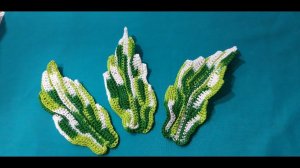 ЛИСТИК КРЮЧКОМ. ИРЛАНДСКОЕ КРУЖЕВО. Мотив крючком .