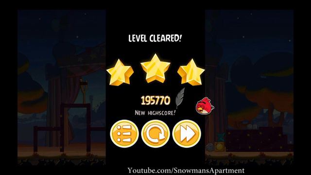Abra-Ca-Bacon 1-10 Angry Birds Seasons - level 10 Walkthrough 3 Stars (HD) смотреть онлайн