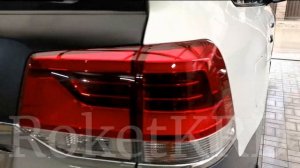 Рестайлинг Toyota land cruiser 200 с 2013 в 2021 год Белый