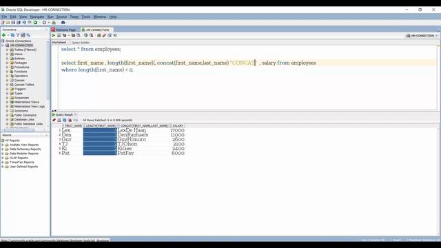 Introduction to Oracle SQL Functions - Tutorial