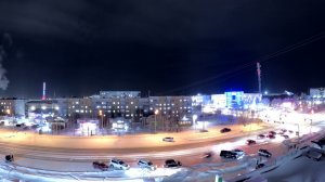 Ночной таймлапс в 4к "Огни транспорта" снято на go pro 11