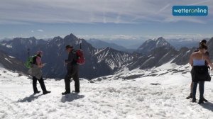 Im T-Shirt auf der Zugspitze (16.06.2021)