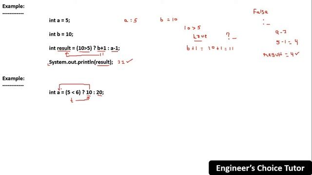 Conditional Operator(Ternary Operator) in Java | Java Programming Language | Java