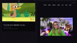 Английский для начинающих с нуля  и детей  - разбор песенки  Five Little Ducks