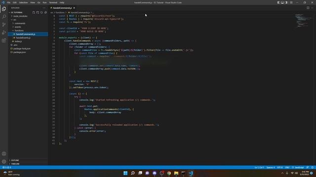 How to code a DISCORD BOT - Slash Commands - Discord.js 2022