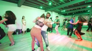 Anais and Sarjak bachata social dance