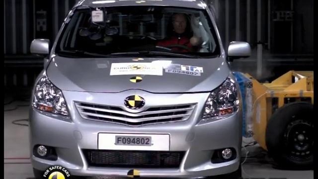 Euro NCAP | Toyota Corolla Verso | 2010 | Crash test смотреть онлайн