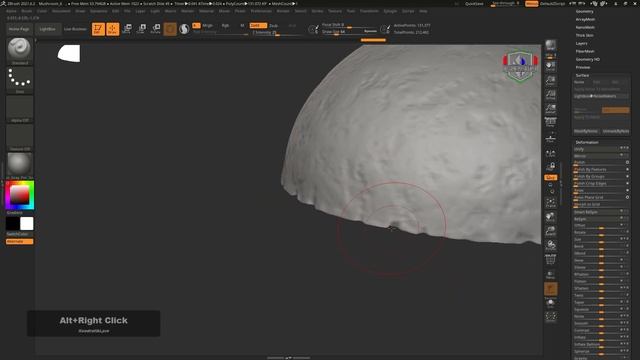 Процедурный шум NoiseMaker ZBrush  FAQ-10