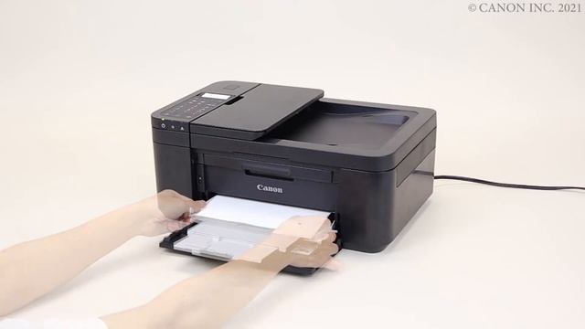 Removing jammed paper: paper output slot смотреть онлайн
