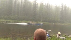 Лодка и мотор для мелководных таежных рек лес тайга охота рыбалка лодочный мотор