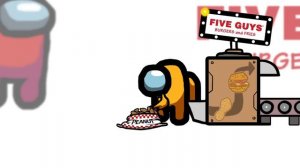 Mini Crewmate Kills American Fast-Food Chains | Among Us