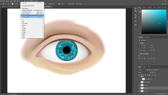 ⭐️ Como desenhar olhos realistas ? || AULA PRÁTICA NO PHOTOSHOP⭐️ смотреть онлайн