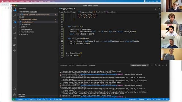 W2D2: Boggle Solution (1 of 4) смотреть онлайн